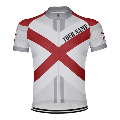 Customized Alabama Men's Cycling Jersey Short Sleeve