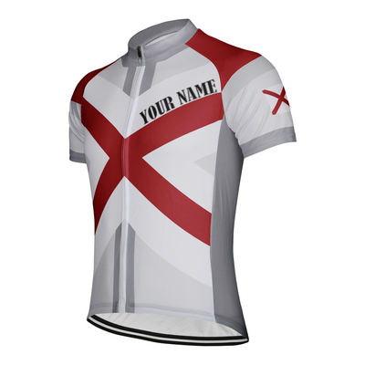 Customized Alabama Men's Cycling Jersey Short Sleeve