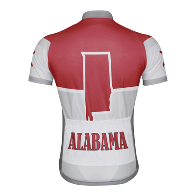 Customized Alabama Men's Cycling Jersey Short Sleeve