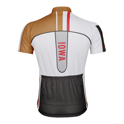 Personalized Iowa Men's Cycling Jersey Short Sleeve
