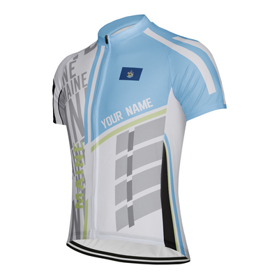 Personalized Maine Men's Cycling Jersey Short Sleeve