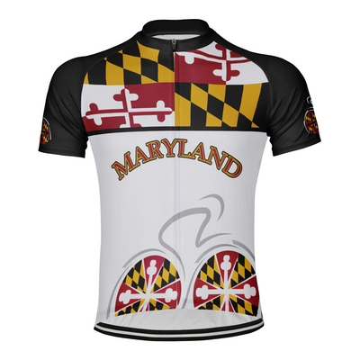 Customized Men's Maryland Short Sleeve Cycling Jersey