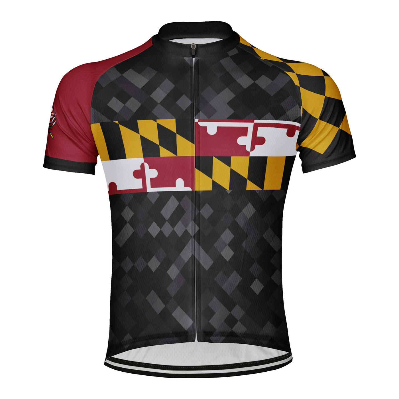 Customized Men's Maryland Short Sleeve Cycling Jersey