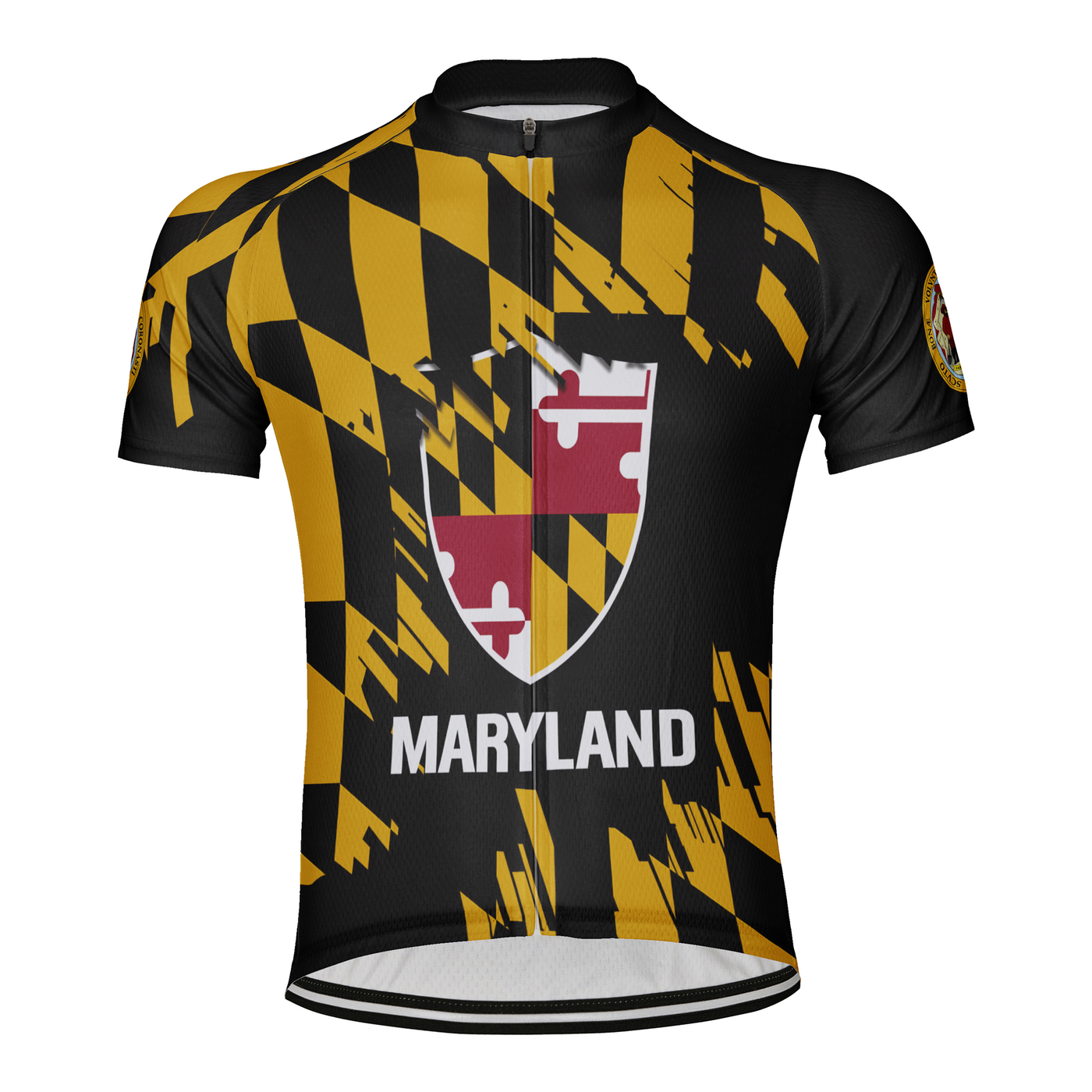 Customized Men's Maryland Short Sleeve Cycling Jersey
