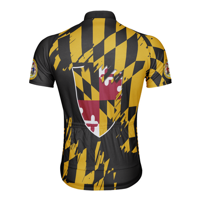 Customized Men's Maryland Short Sleeve Cycling Jersey