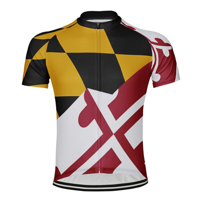 Customize Maryland Men's Cycling Jersey Short Sleeve