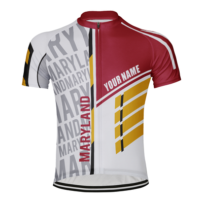 Customize Maryland Men's Cycling Jersey Short Sleeve