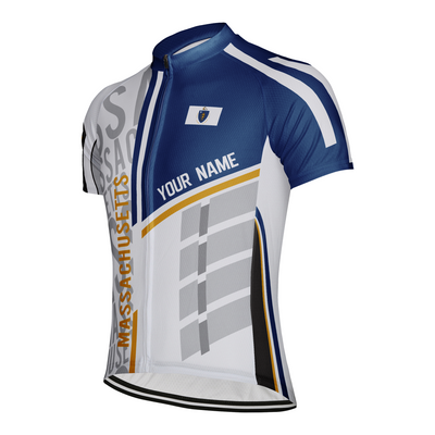 Customized Massachusetts Men's Cycling Jersey Short Sleeve