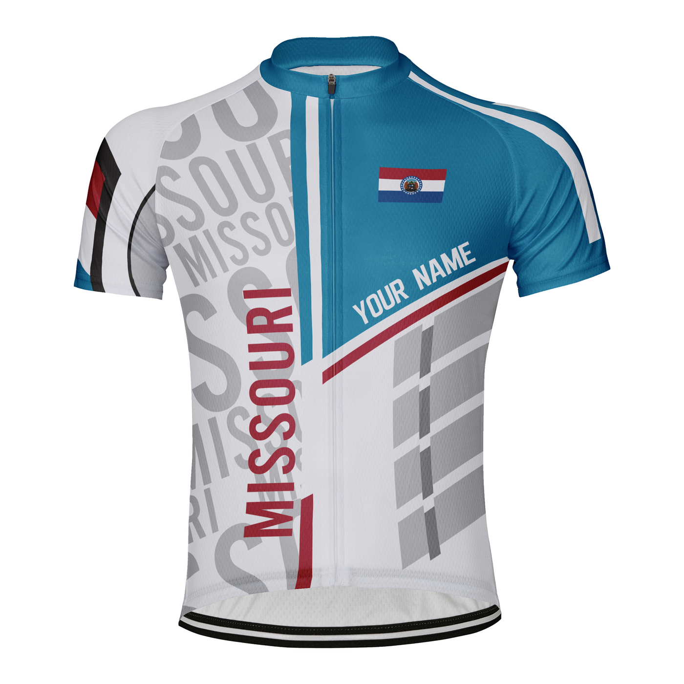 Personalized Missouri Men's Cycling Jersey Short Sleeve
