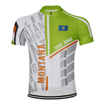 Customized Montana Men's Short Sleeve Cycling Jersey