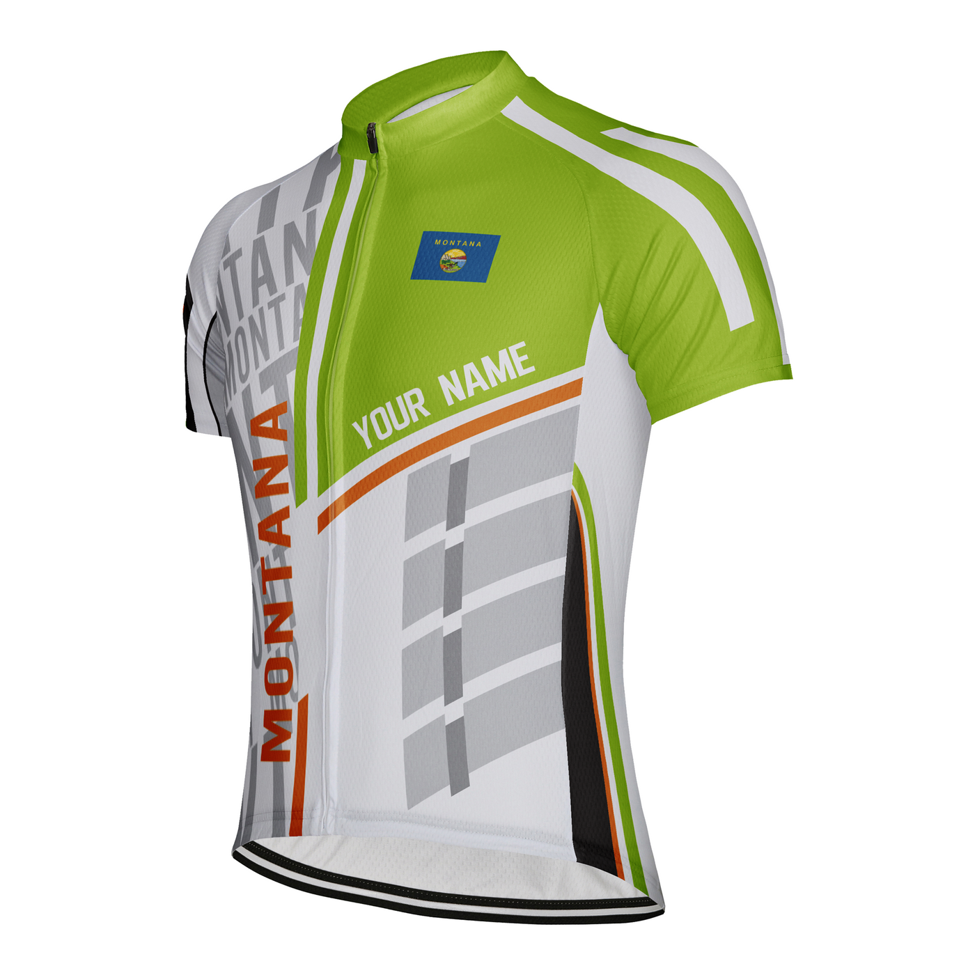 Customized Montana Men's Short Sleeve Cycling Jersey