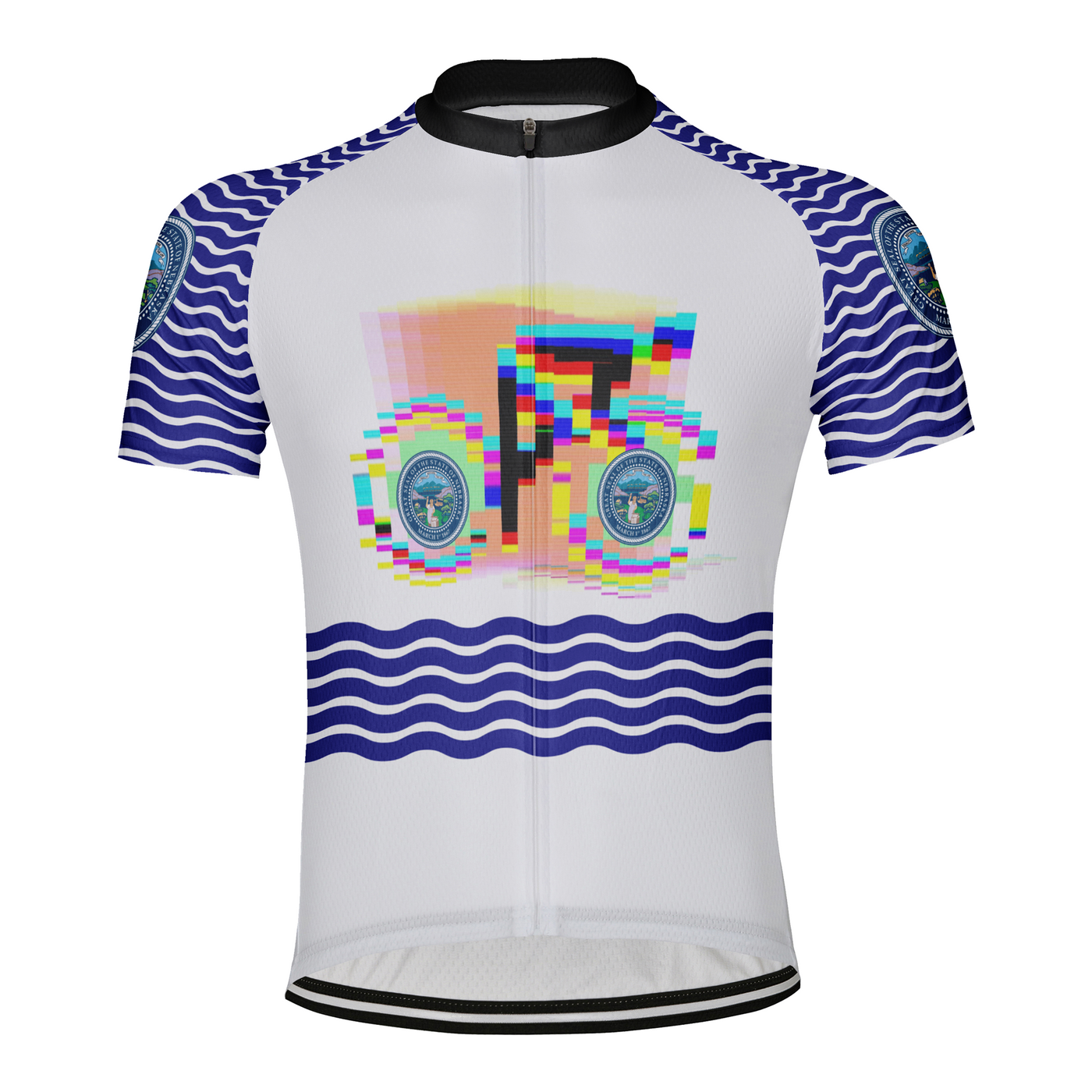 Customized Nebraska Men's Short Sleeve Cycling Jersey