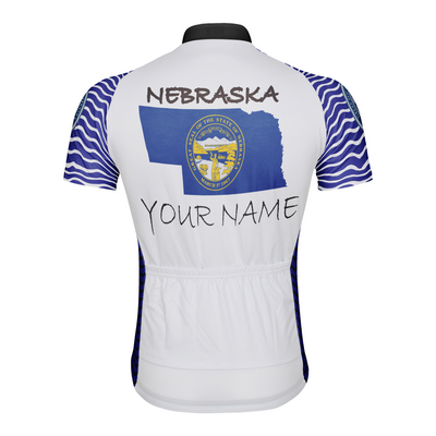 Customized Nebraska Men's Short Sleeve Cycling Jersey