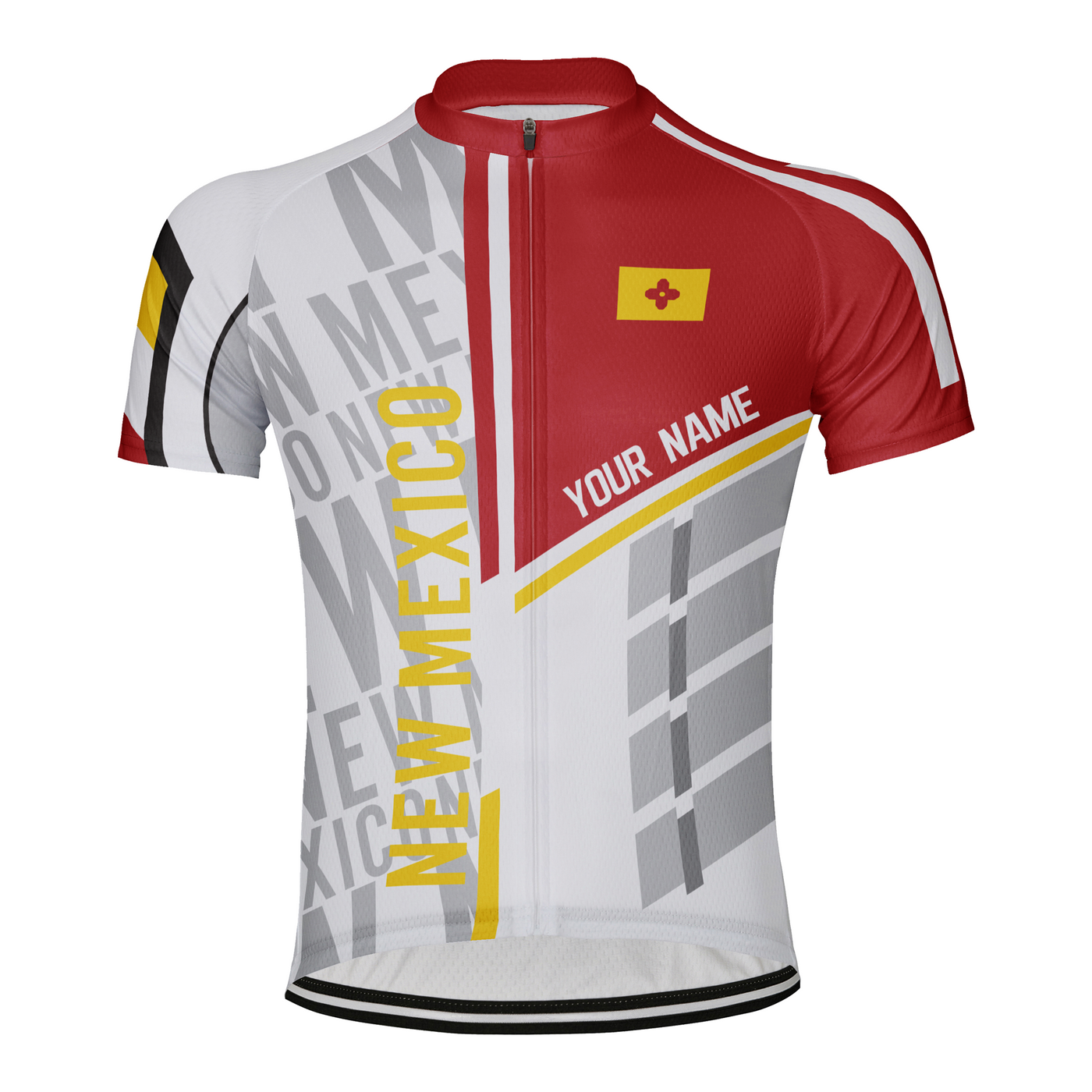 Customized New Mexico Men's Short Sleeve Cycling Jersey