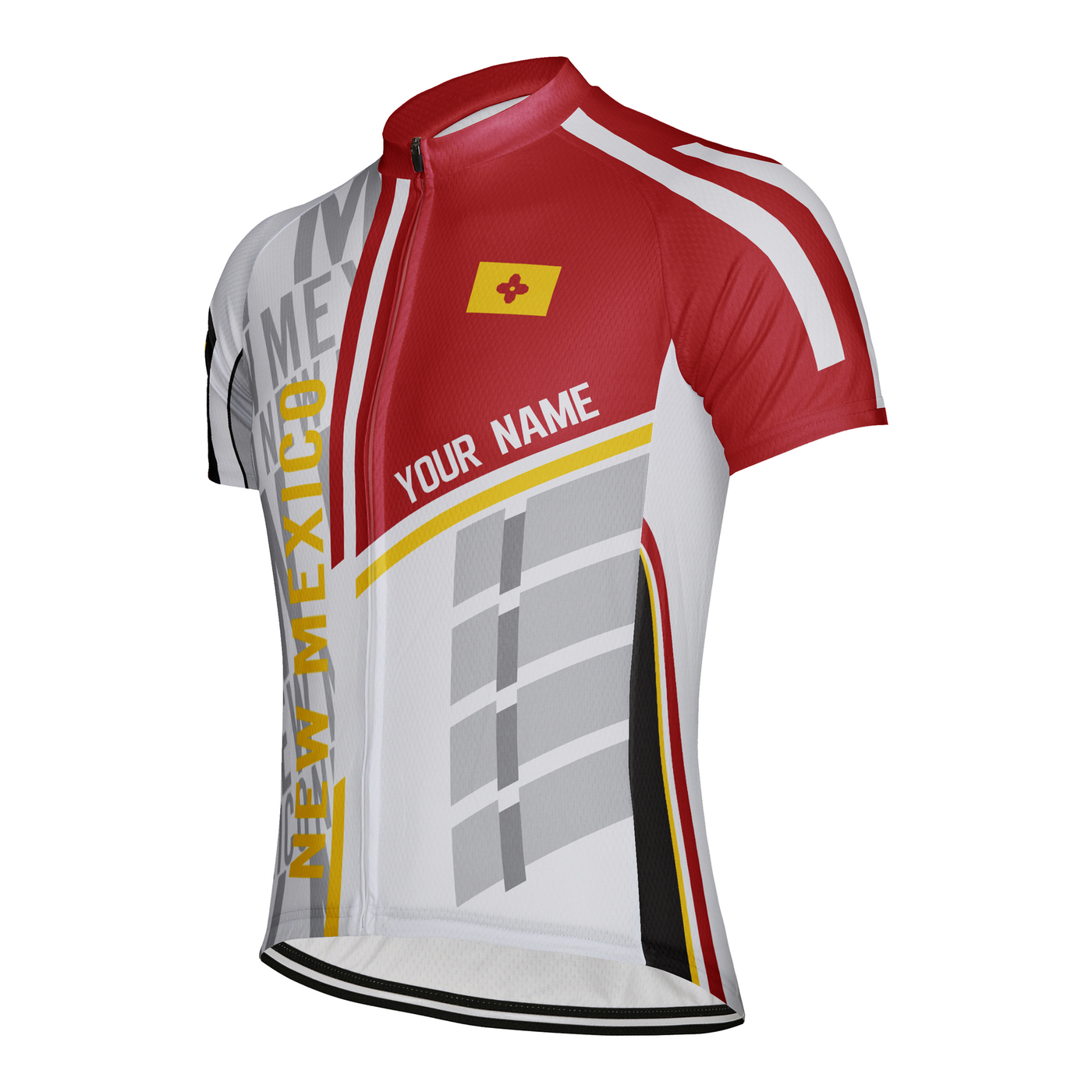Customized New Mexico Men's Short Sleeve Cycling Jersey