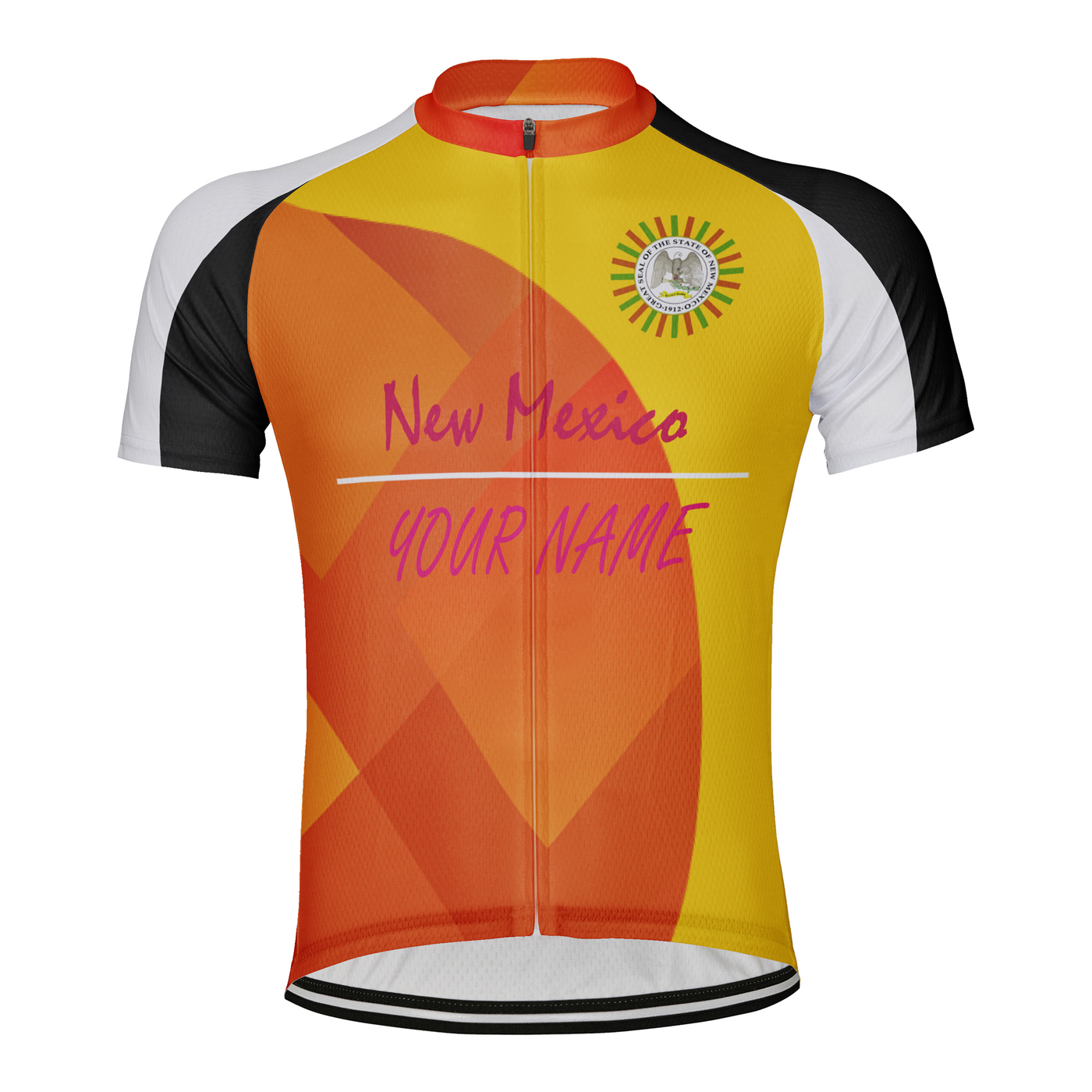 Customized New Mexico Men's Short Sleeve Cycling Jersey