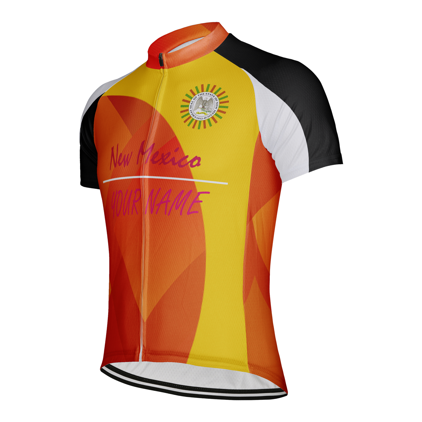 Customized New Mexico Men's Short Sleeve Cycling Jersey