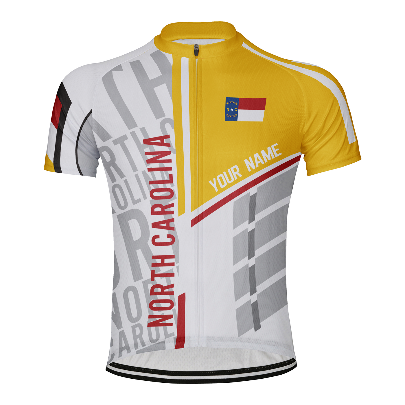 Customized North Carolina Men's Short Sleeve Cycling Jersey