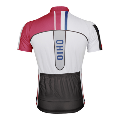 Customized Ohio Men's Short Sleeve Cycling Jersey