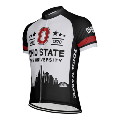 Customized Ohio Men's Short Sleeve Cycling Jersey