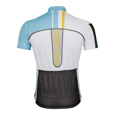 Customized Pennsylvania Men's Short Sleeve Cycling Jersey