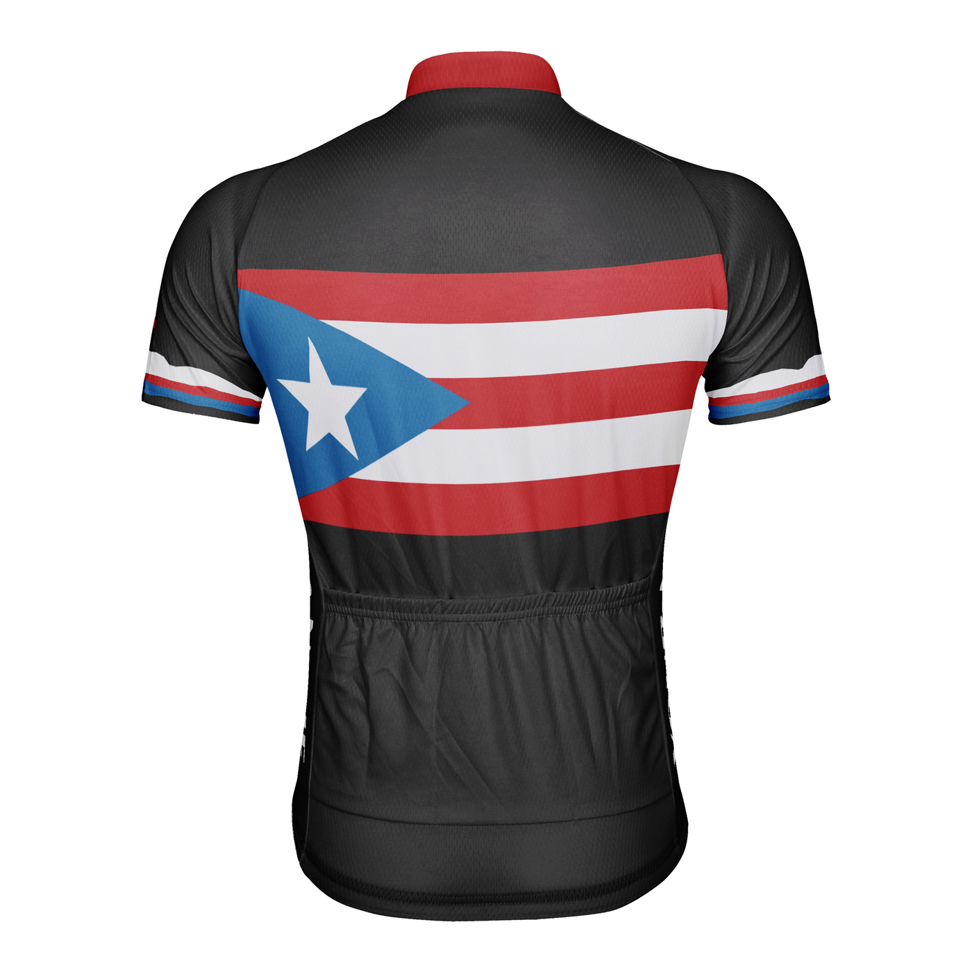 Customized Men's Puerto Rico Short Sleeve Cycling Jersey