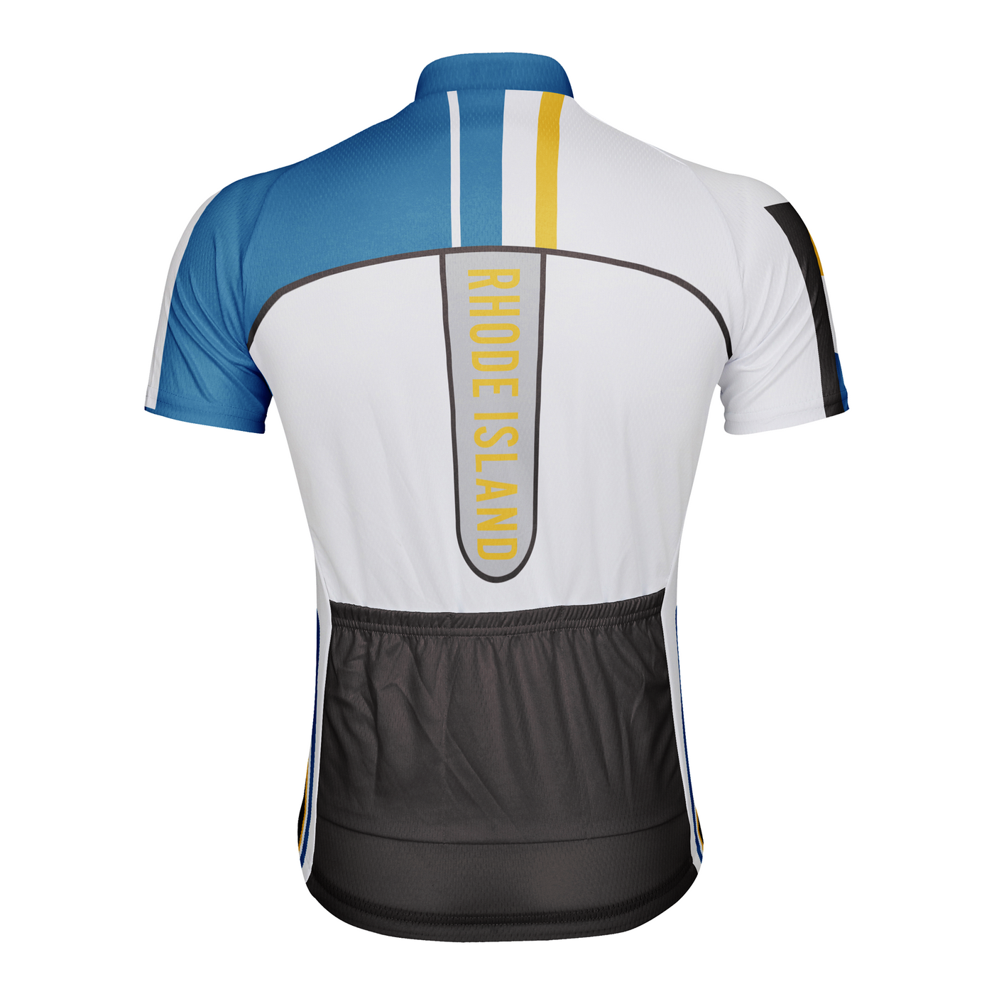 Custom Rhode Island Short Sleeve Cycling Jersey for Men