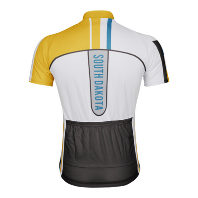 Custom South Dakota Men's Short Sleeve Cycling Jersey