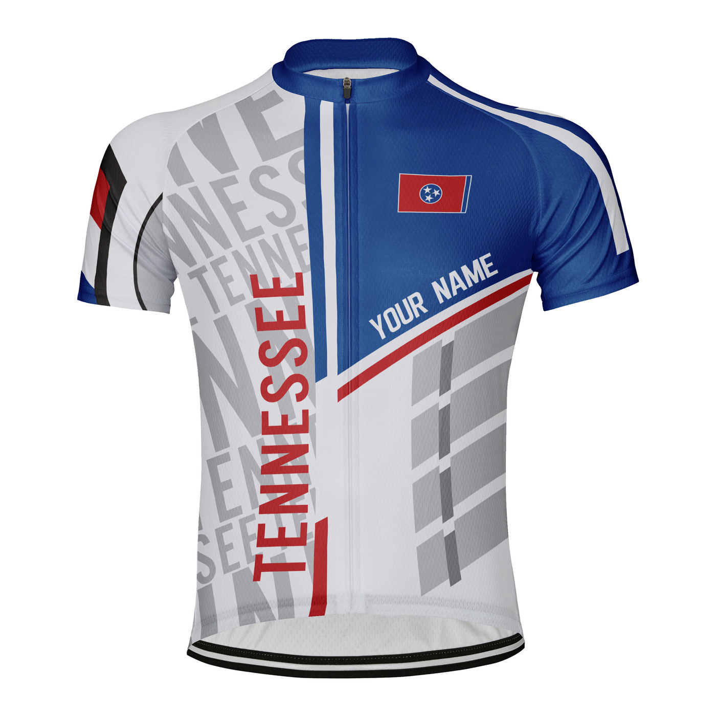 Customized Men's Tennessee Short Sleeve Cycling Jersey
