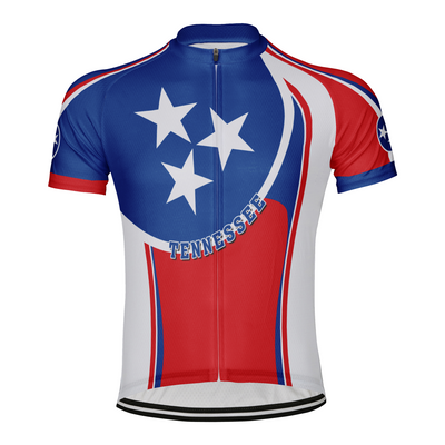 Customized Men's Tennessee Short Sleeve Cycling Jersey