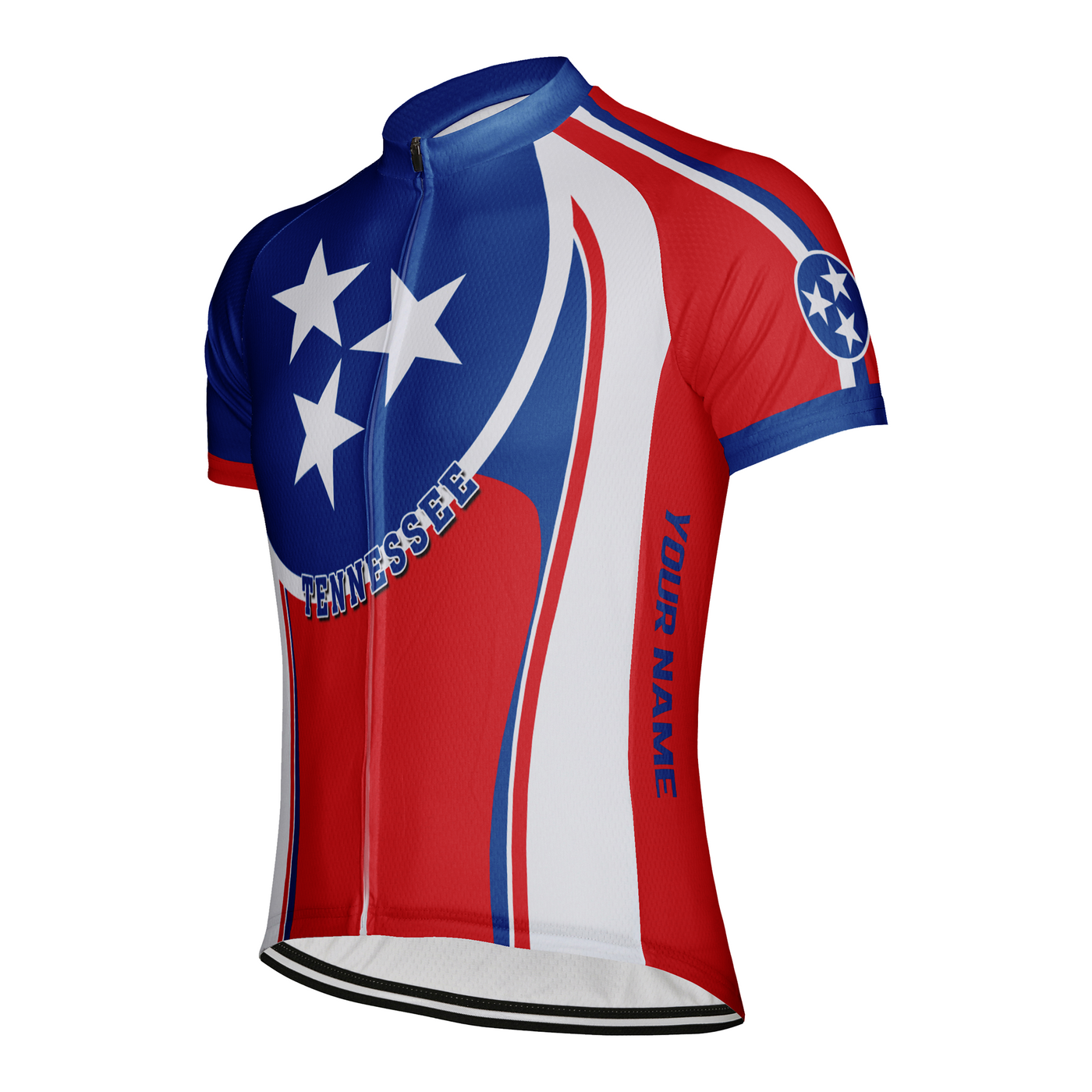 Customized Men's Tennessee Short Sleeve Cycling Jersey