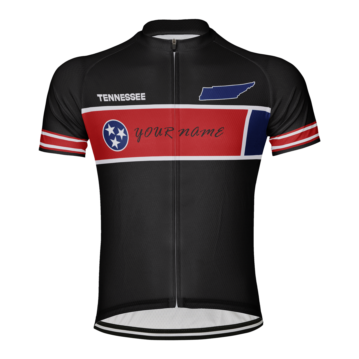 Customized Men's Tennessee Short Sleeve Cycling Jersey