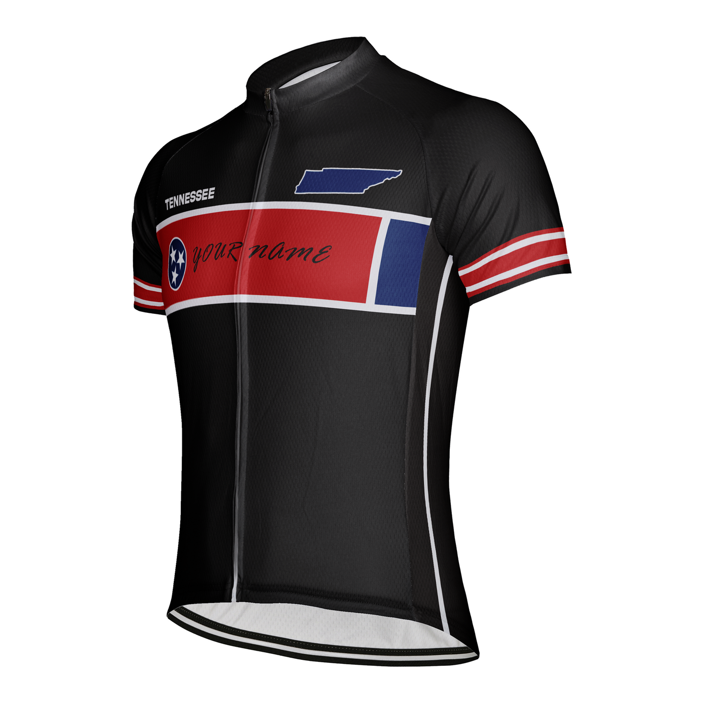 Customized Men's Tennessee Short Sleeve Cycling Jersey