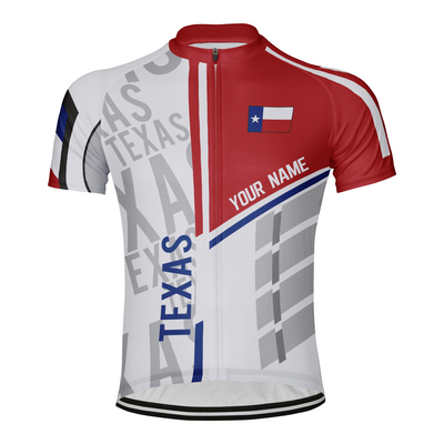 Customized Men's Texas Short Sleeve Cycling Jersey