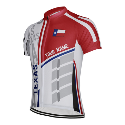 Customized Men's Texas Short Sleeve Cycling Jersey