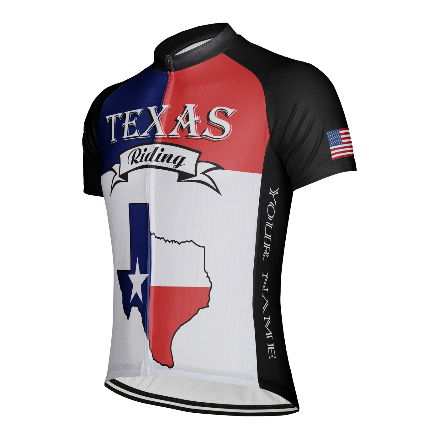 Customized Men's Texas Short Sleeve Cycling Jersey