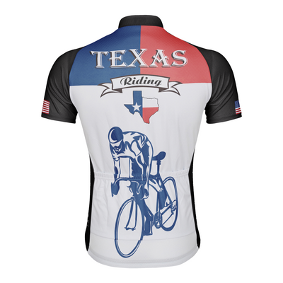Customized Men's Texas Short Sleeve Cycling Jersey