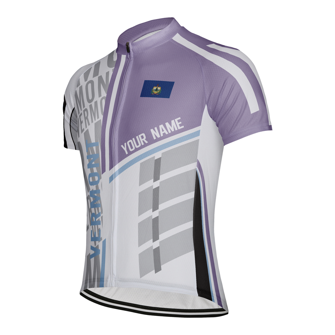 Custom Vermont Men's Short Sleeve Cycling Jersey