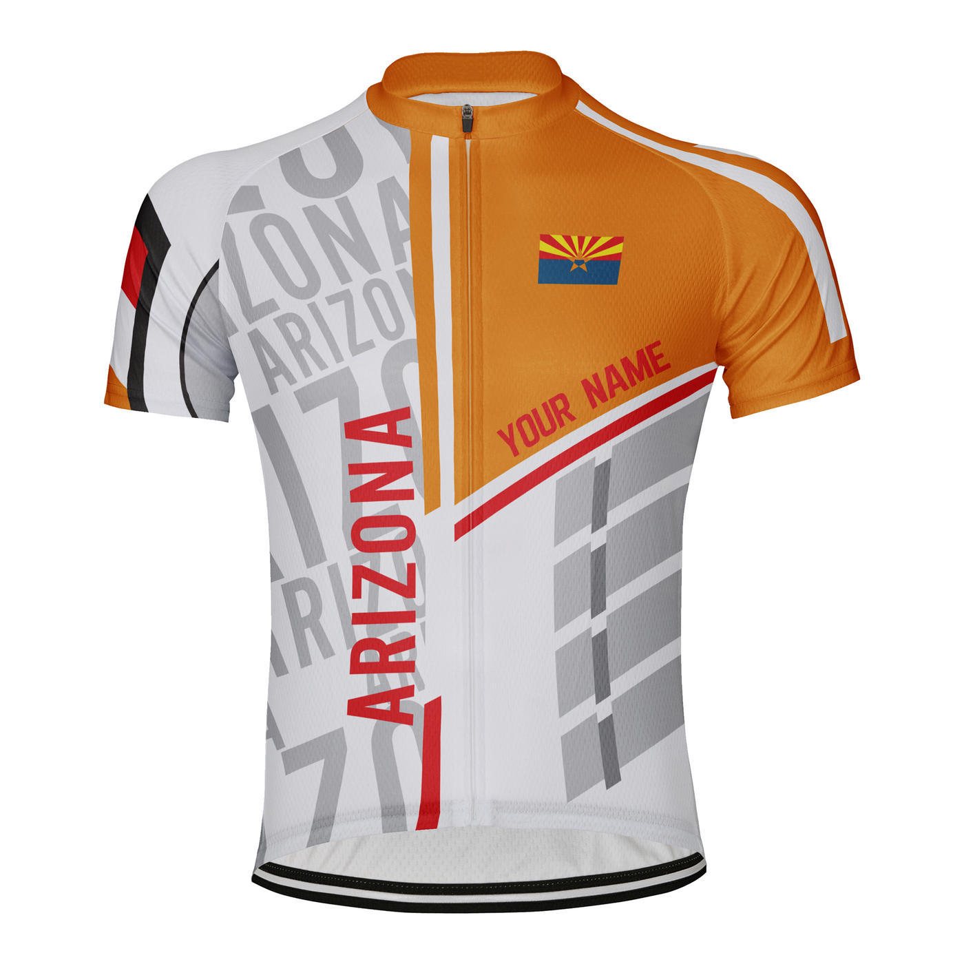 Customized Men's Arizona Short Sleeve Cycling Jersey