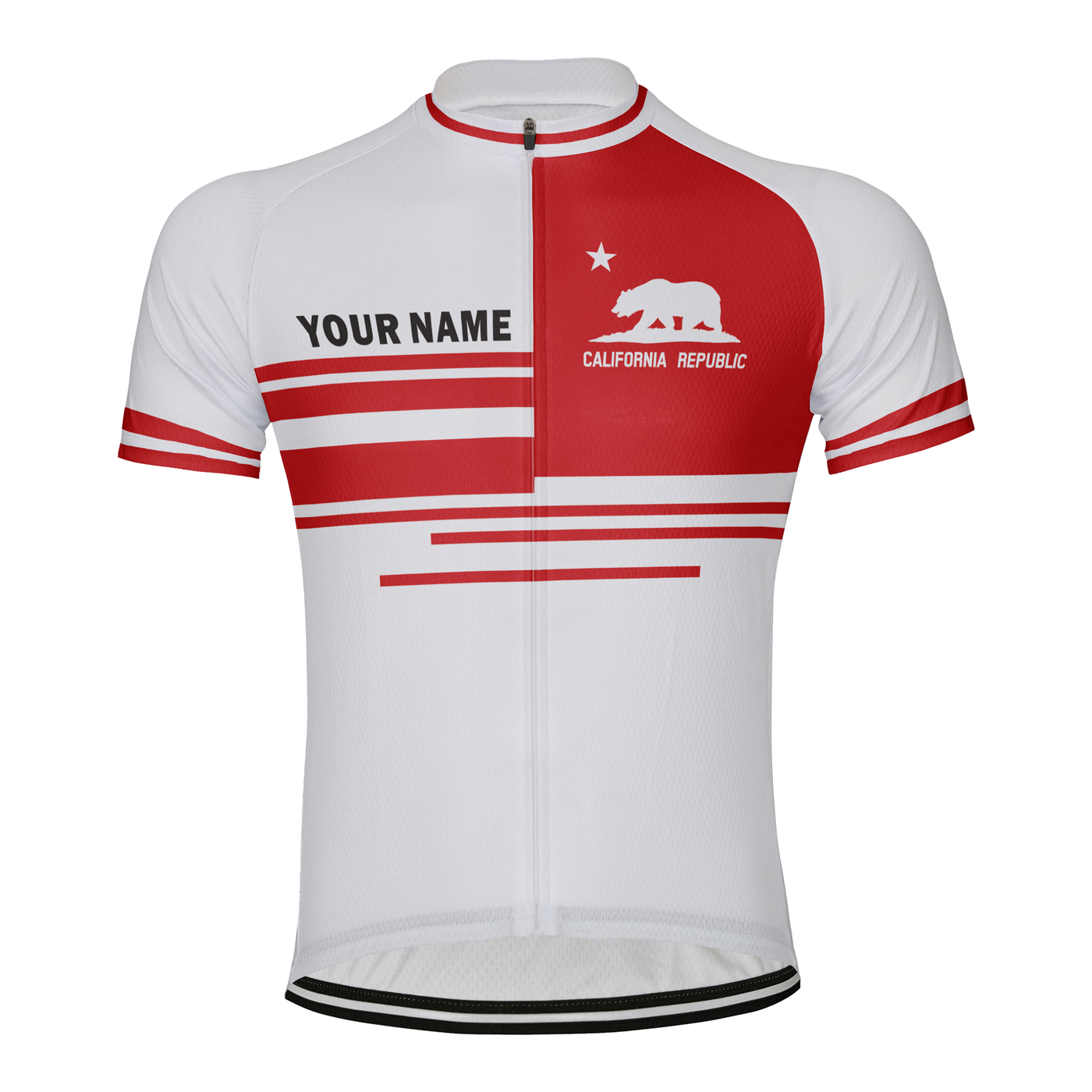 Customized California  Men's Cycling Jersey Short Sleeve