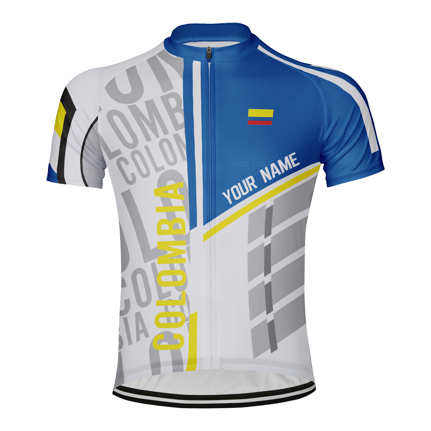 Customized Colombia Men's Cycling Jersey Short Sleeve