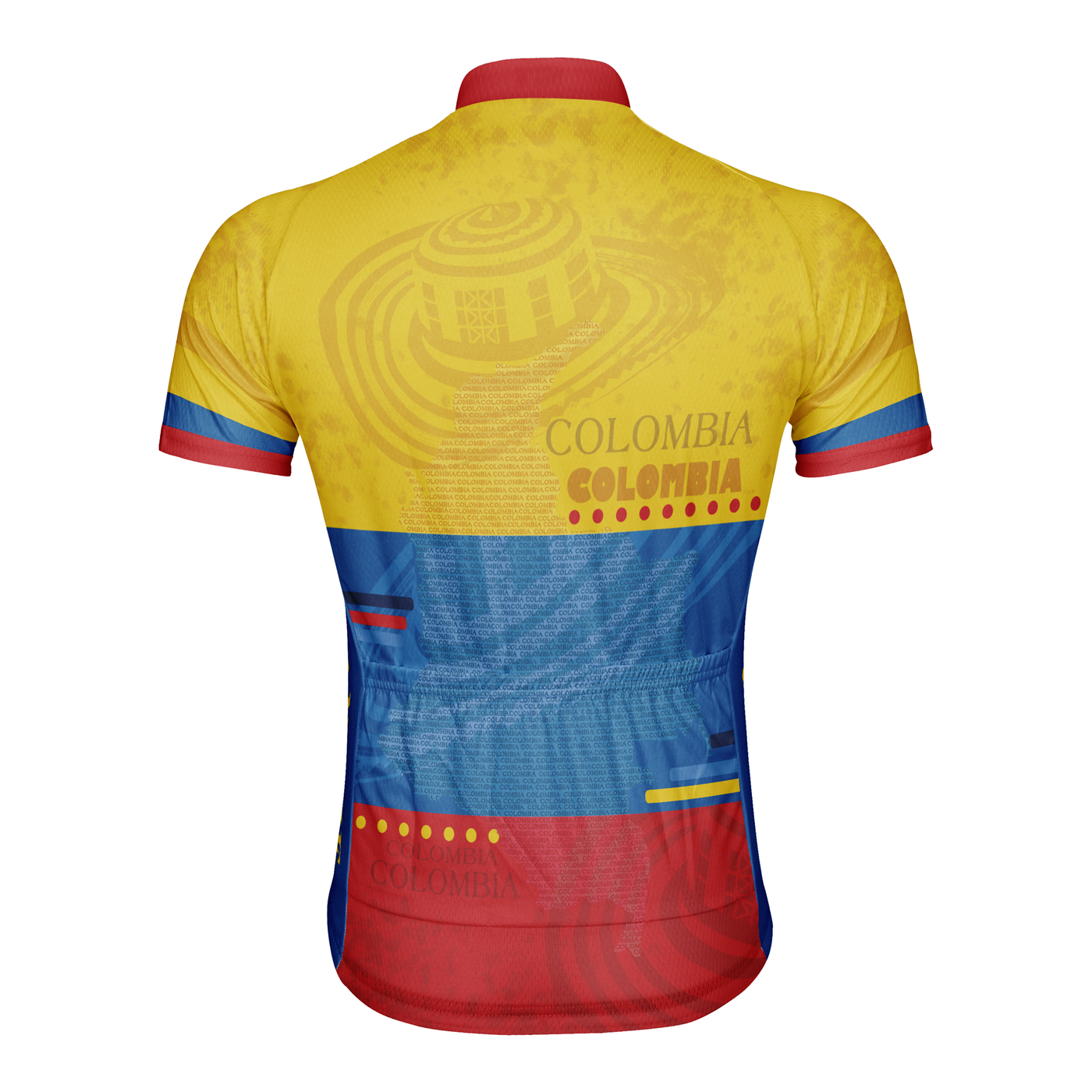 Customized Colombia Men's Cycling Jersey Short Sleeve