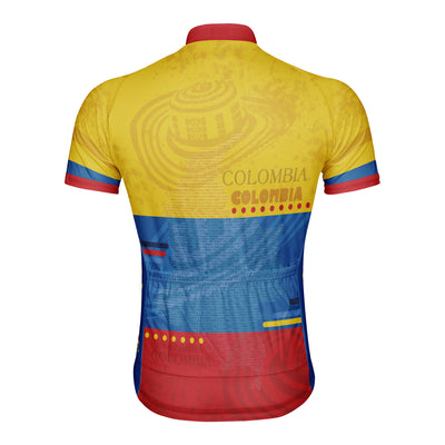 Customized Colombia Men's Cycling Jersey Short Sleeve