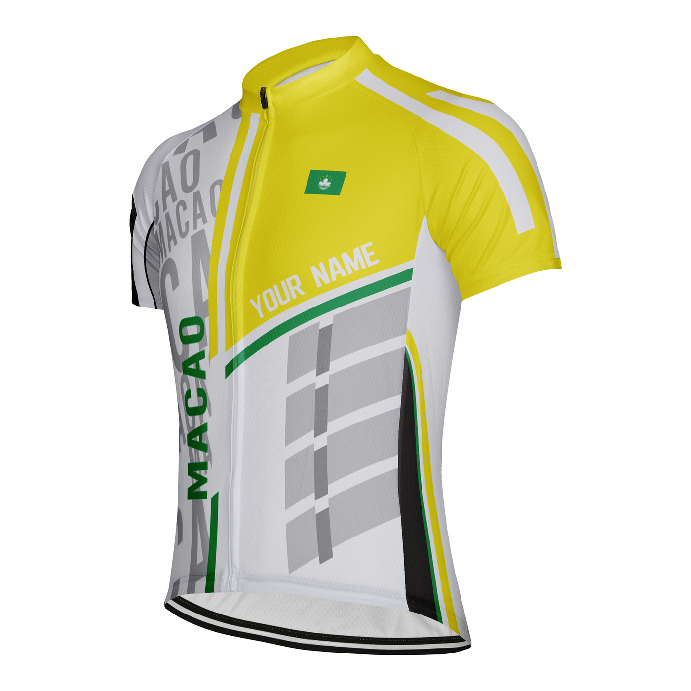 Customized Macao Men's Cycling Jersey Short Sleeve