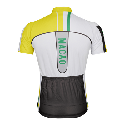 Customized Macao Men's Cycling Jersey Short Sleeve
