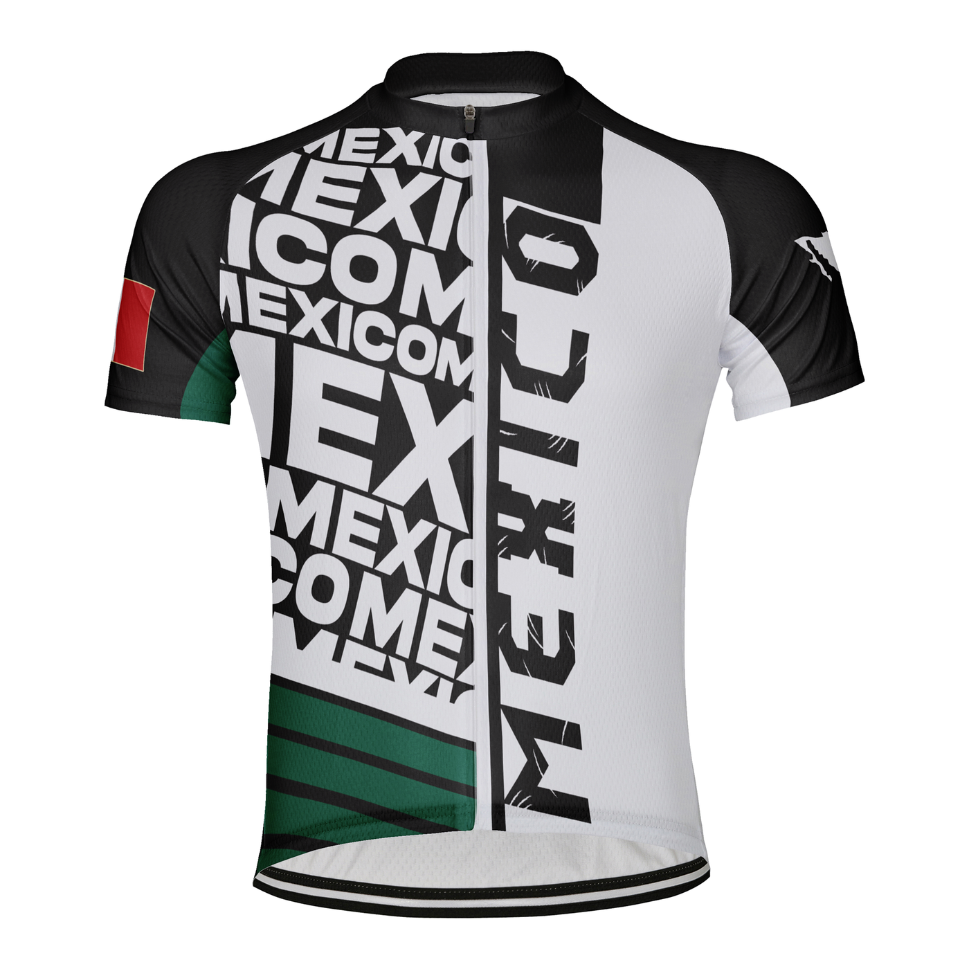 Customized Mexico Men's Cycling Jersey Short Sleeve