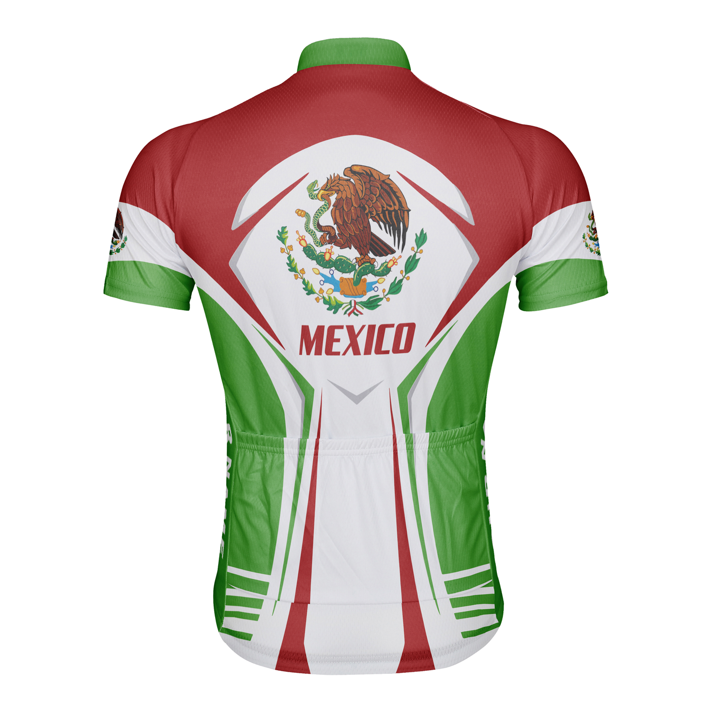 Customized Mexico Men's Cycling Jersey Short Sleeve