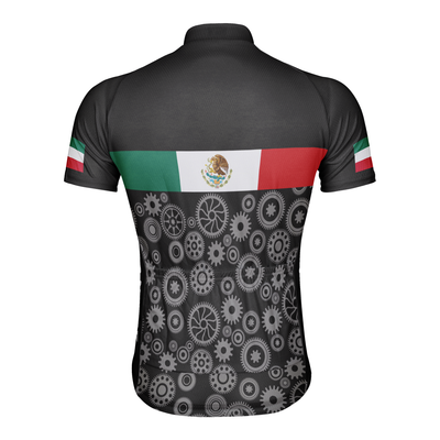 Customized Mexico Men's Cycling Jersey Short Sleeve