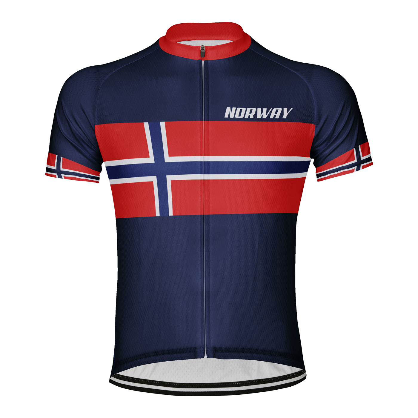 Customized Norway Men's Cycling Jersey Short Sleeve