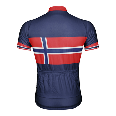 Customized Norway Men's Cycling Jersey Short Sleeve